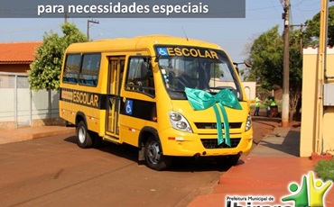 Ibirarema ganha transporte adaptado para necessidades especiais