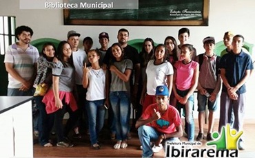 Campos Novos Paulista visita Biblioteca Municipal de Ibirarema