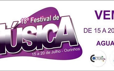FESTIVAL DE MÚSICA DE OURINHOS  DE 15 A 20 DE JULHO