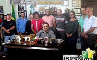 Assinada a Ordem de Serviço para início das obras do Distrito Industrial em Ibirarema