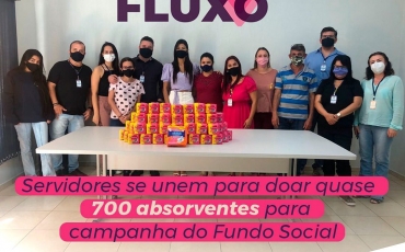 OURINHOS - FUNDO SOCIAL RECEBE QUASE 700 ABSORVENTES DOS SERVIDORES