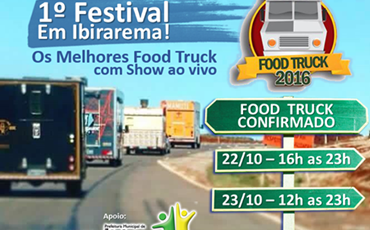 Em Ibirarema o s melhores food trucks do Brasil estão a caminho da terra da Linguiça na Praça Getuli